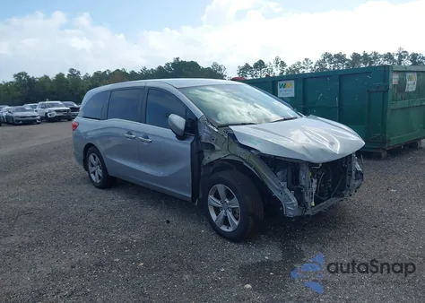 2020 Honda Odyssey Ex z USA, uszkodzony, nr VIN 5FNRL6H54LB014751